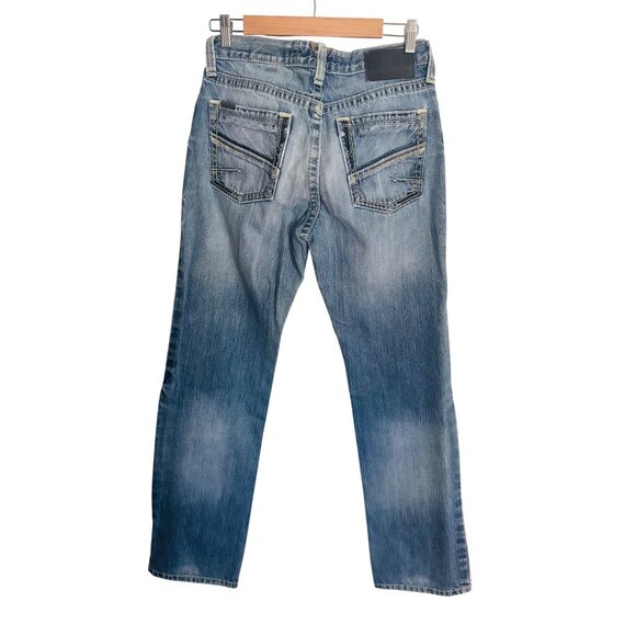 Ariat M4 Low Rise Boot Cut Mens Jeans 30x36 Blue Denim Casual Western Work Wear - Picture 2 of 11